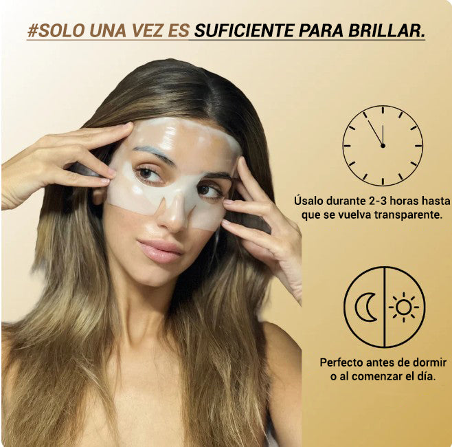 Lunaraa Mascarilla facial de hidrogel