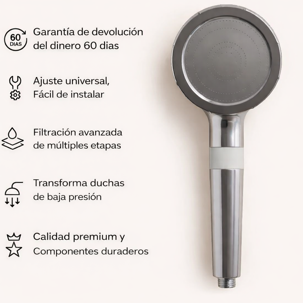 DUCHA DE MANO CON FILTRO